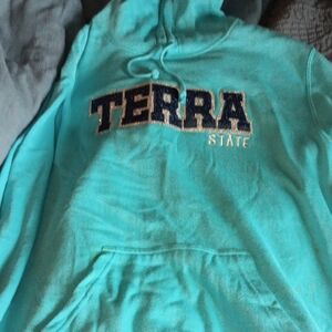 J. America Teal Sportswear Hoodie